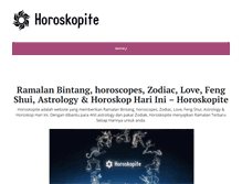 Tablet Screenshot of horoskopite.com